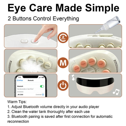 Eye Massager with Heat & Bluetooth Music