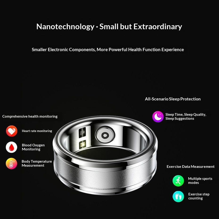 Smart Health Ring – Heart Rate, Blood Oxygen & Sleep Tracker